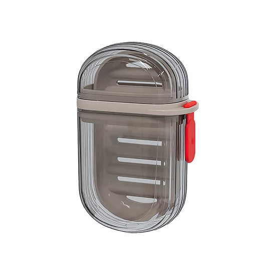 Portable Soap Dish Sealed Storage Box Waterproof Travel Home Bathroom Soap Box Plastic Camping Portable Storage Soap Rack